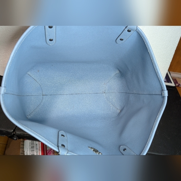 EUC Reversible Coach Brown and Blue Tote Bag - American Flag - Picture 7 of 8